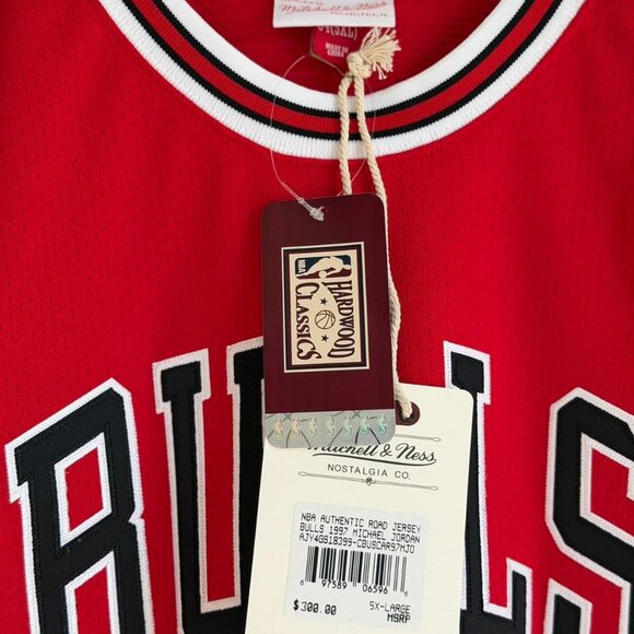 Mitchell & Ness NBA Authentic Road Jersey Bulls 1997 Michael Jordan, Size 5XL - Picture 3 of 6